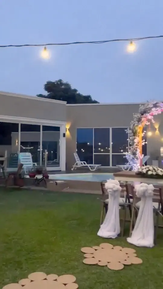 Boda en el jardín de El Faro Resort