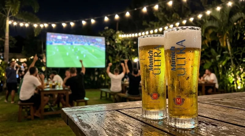 Munich Ultra en la noche de partido · FSC Faro Sport Club