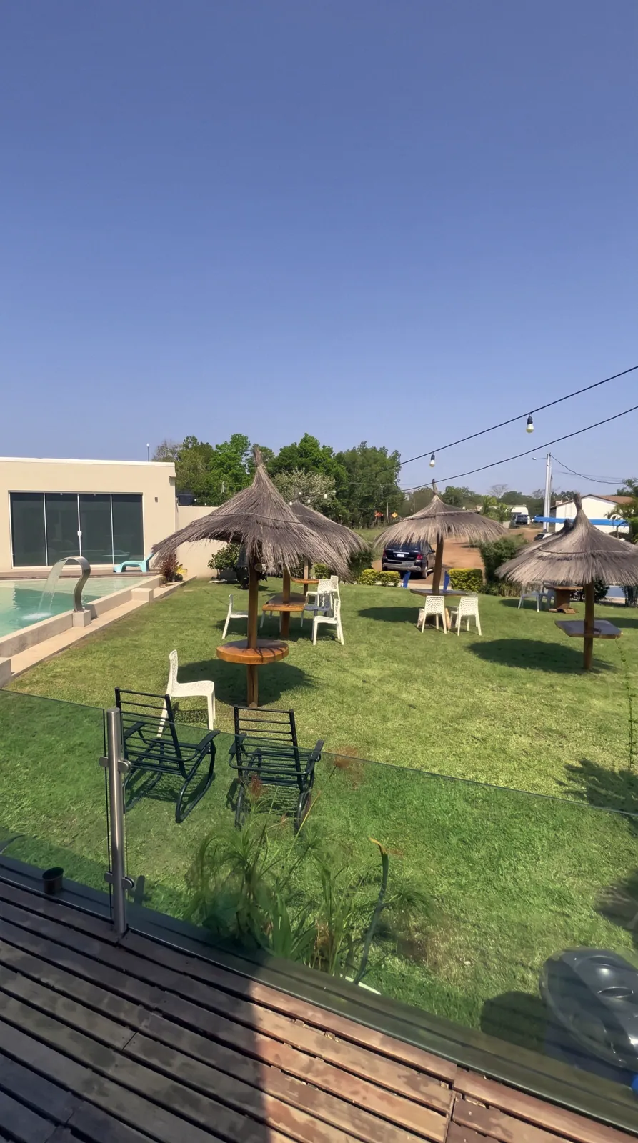 Jardín y quinchos para eventos en Villarrica
