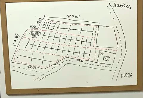 Detalle del primer plano del loteamiento