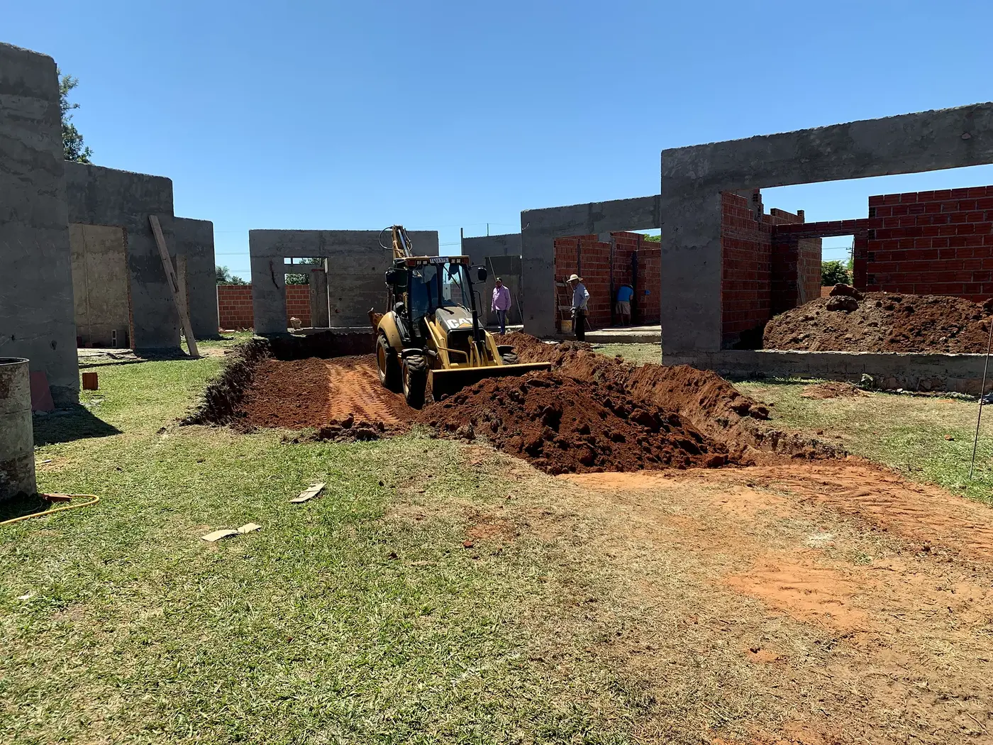 Obra del Hotel H2O en construcción