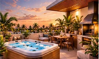 Pool Suite Rooftop + Jacuzzi: interior