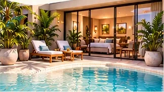 Pool Suite Rooftop: exterior con acceso a la piscina
