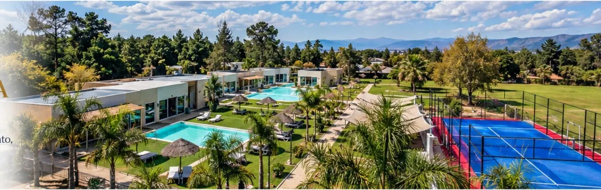 Vista aérea de Faro Resort